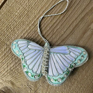 Adorno para cupcakes con cuentas de Zari, decoración colgante bordada festiva con cristales multicolores, adorno de árbol dulce para vacaciones - Product Image 2