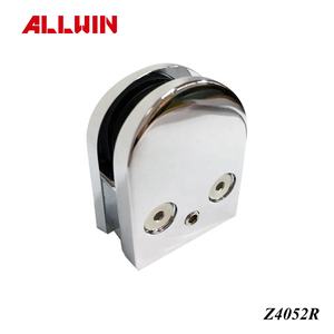 Stainless Steel Square Tube Security D Shape Glass <b>Clamp</b> <b>Clip</b> - Product Image 2