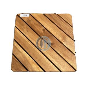 Baldosas de Madera de Acacia Vietnamita para Exteriores, Encajables, Antideslizantes, Impermeables, Acabado Mate, Estilo Contemporáneo, Garantía de Más de 5 Años - Product Image 1