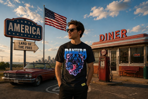 Camiseta Extra Grande Personalizada de Estilo Vintage para Hombre, Tejido Grueso 100% Algodón, 210 Gramos, Estilo Retro Hip Hop, Transpirable - Product Image 5