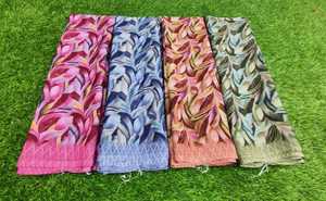 Exclusiva Blusa de Saree Sunshine Georgette con Estampado de Diseñador, Tela Suave de Georgette, para Fiestas, Invierno, Calidad de Exportación - Product Image 5