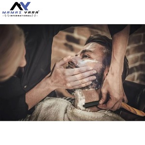 Rasoir de Barbier Vintage Premium à Lame Droite, Qualité Professionnelle de Salon, Shavette pour le Modelage de la Barbe et le Rasage Humide - Product Image 2