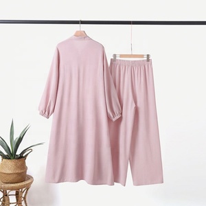 Unisex Modest Hijab Swimwear Islamic Burkinis 2-Piece Set Crew Neck High Cut Bottom Quick Dry Breathable Eco-Friendly - Product Image 2
