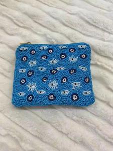 Porte-monnaie brodé et perlé fait main GLF Crystal Craft pour femmes, couleur et taille personnalisables, portefeuille pour adolescentes, vente en gros sur mesure - Product Image 4