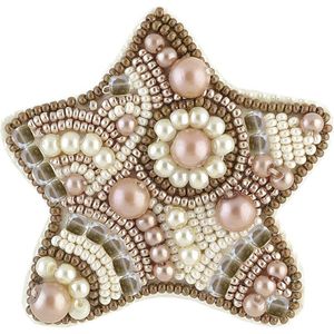 Broche Papillon Faite Main Haut de Gamme avec Perles, Accessoire de Mode Élégant, Broche Broderie Perles de Rocaille, Design Personnalisé - Product Image 6
