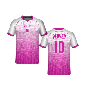 Camiseta de Fútbol Personalizada de Manga Corta, Diseño Nuevo y de Alta Calidad, en Blanco y Rojo - Product Image 2