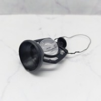 Mini lanterne noire, accessoire pour maison de poupée, modèle de lampe suspendue miniature faite à la main pour la décoration de la maison, accessoires de photographie pour les 14 ans et plus