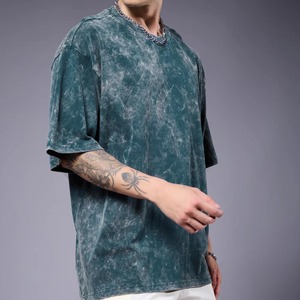 Camisetas de Cuello Redondo para Hombre de Alta Calidad OEM, Estilo Moderno con Diseño de Logotipo Impreso, Impresión de Fotos, Transpirables, Tallas Grandes, 100% Algodón - Product Image 2