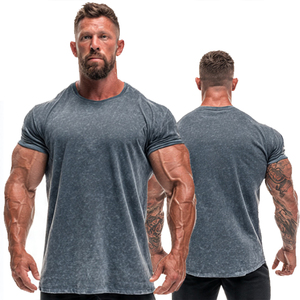 Bodybuilder Muscle Fit T Shirt Men Workout Fitness Wear Tee Shirts Men's Short Sleeve Gym <b>Trainer</b> T Shirts Mens - Product Image 4