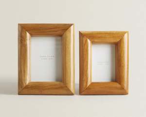 Cadre photo en bois artisanal pour la décoration de la maison, cadre photo en bois naturel pour photos de famille, souvenirs de mariage, chambre, salon - Product Image 2