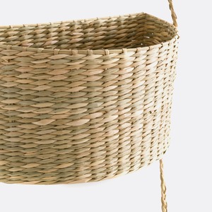 Cestas colgantes de paja tejida, cestas de almacenamiento hechas a mano, venta al por mayor, ecológicas, hechas en Vietnam - Product Image 3