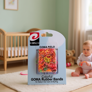 Bandas Elásticas de Goma Coloridas para el Cuidado y Peinado del Cabello de Bebés - Product Image 3