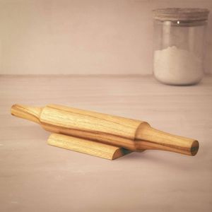 Set di rulli da pasta e taglieri in legno di teak con supporto - Product Image 1