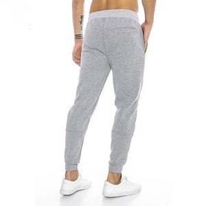 <b>Men's</b> Gray Sweatpants Elastic Waist <b>Drawstring</b> Side Pockets Casual Joggers 100% Cotton Breathable Midweight Autumn Wear <b>Trousers</b> - Product Image 4