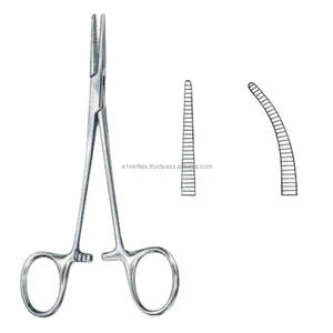 Pinces à artères pour bébé A-1 VERITAS de qualité supérieure, droites/courbées, 14 cm, en acier inoxydable, instruments chirurgicaux manuels réutilisables - Product Image 5