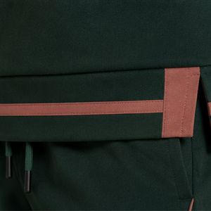 <b>Mens</b> Dark Green Dusty Rose Sleeveless Hooded Tracksuit <b>Set</b> Custom Logo Gym Fitness Training Sports <b>Hoodie</b> <b>And</b> <b>Shorts</b> Activewear - Product Image 5