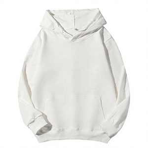 Sudadera con Capucha para Hombre, Color Sólido, 100% Poliéster, Corte Regular, Logotipo Estampado, Ecológica, Impermeable, 220g, Casual - Product Image 4