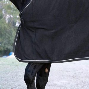 Couverture isotherme en polaire pour chevaux, très vendue |   Drap léger anti-humidité avec surpiqûre |   Tapis de voyage et d'entraînement stable de 78 pouces - Product Image 6