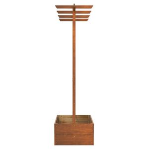 Jardinière en bois avec treillis pour cultiver légumes, herbes et fleurs dans un potager surélevé - Product Image 5