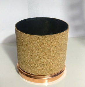 <b>Cork</b> Candle <b>Jar</b> With Rose Gold Lid - Product Image 3