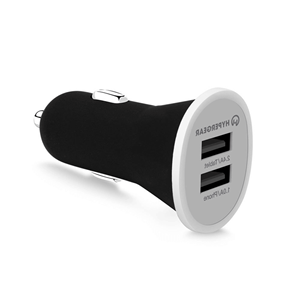 Caricabatterie per auto gommato con doppia porta USB 2.4A, generazione 2 - Product Image 3