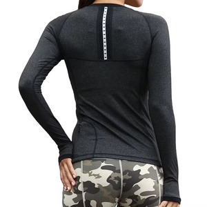 Camiseta de Natación para Mujer, Protección UV, Secado Rápido, Manga Larga, Compresión, OEM, Directo de Fábrica - Product Image 3