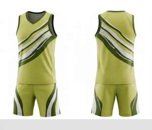 Maillot de basket-ball de haute qualité en sublimation, séchage rapide, respirant, en polyester, avec short, vêtements de sport d'équipe pour hommes, femmes et jeunes - Product Image 5