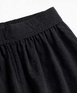 Shorts noirs pour femmes, coupe ample, taille moyenne, ceinture élastique, séchage rapide, sportif, décontracté, couleur unie - Product Image 4