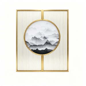 Cloison en acier inoxydable vieilli <span class=keywords><strong>de</strong></span> style antique |   Paravent <span class=keywords><strong>de</strong></span> style rustique <span class=keywords><strong>industriel</strong></span> pour restaurant, bar et espace commercial - Product Image 2