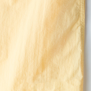 <b>Men's</b> <b>Yellow</b> Woven <b>Shorts</b> Mid Waist Casual Summer Style Plain Dyed Drawstring Closure - Product Image 3