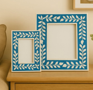 Custom Designed Handmade Bone Inlay Photo Frame for Interior Decor Best Budget Giftware for <b>Wall</b> <b>Desk</b> Handmade Beautiful - Product Image 4