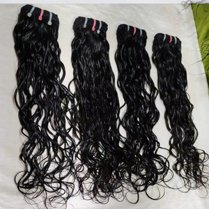 100% Natural Premium Quality 26 \ "Black Virgin RAW Temple Extensiones de cabello trenzado directo Exportaciones de Chennai - Product Image 3