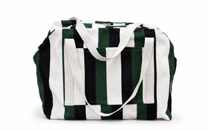Striped Waterproof Outdoor <b>Gym</b> Beach Duffel Bag Large Capacity Travel <b>Tote</b> Zipper Shoulder Bag High Quality for Women - Product Image 3