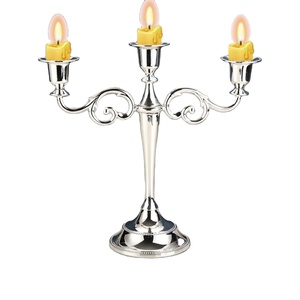 Luxury Home <b>Decoration</b> Metal Brass Handmade Candle Holder New Design <b>Table</b> <b>Top</b> Display with Candle Light Stand for Christmas - Product Image 1