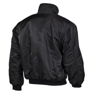 Wholesale Customize New Men's Stand Embroidery Reversible Windproof Zipper Closure Bomber <b>Jacket</b> Casual Sports - Product Image 5
