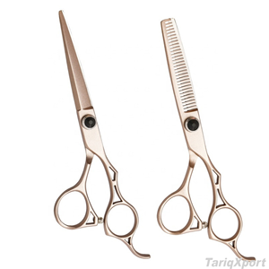 Tijeras Profesionales de Acero Inoxidable para Adelgazar el Cabello con 30 Dientes y Cuchilla Afilada para Uso en Salón, para Diestros, Mango Mediano - Product Image 4