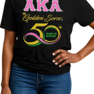 Camiseta estampada Golden Soror para mujer, camiseta gráfica de algodón de primera calidad, ropa informal de manga corta, ropa de moda para uso diario - Product Image 5