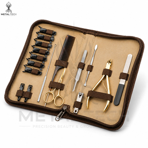 Professional Hair Extension <b>Tool</b> Kit With Extension Pliers, Precision Scissors, Sectioning Clips, Tail Comb, Loop Needle <b>Tools</b> - Product Image 1