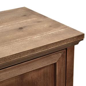 Meuble d'appoint en bois avec incrustation de médaillon miroir - Product Image 3