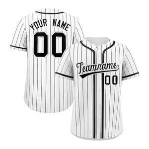 Baseball Softball Button Baseball Club Jersey For Sale Wholesale Price Highest Quality Product <b>Men's</b> Sportswear Baseball Jersey - Product Image 4