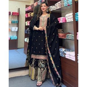 Fancy Party Wear Top avec Dupatta et Sharara entièrement cousu Taille XL - Product Image 4
