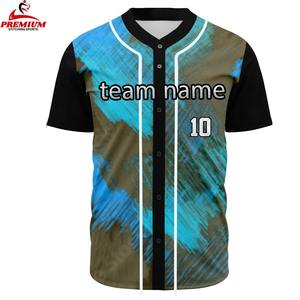 Camiseta de Béisbol al por Mayor, Personalizada, Transpirable, de Secado Rápido, Cuello en V, Tallas Grandes, Impresión por Serigrafía - Product Image 1