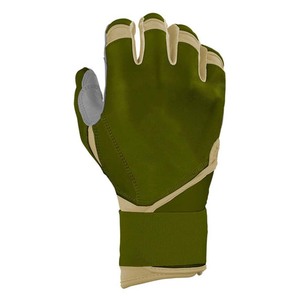Gants de frappe en cuir vert rembourrés à enfiler unisexe pour adulte, en tissu tricoté, ambidextres, fermeture auto-agrippante gauche - Product Image 3