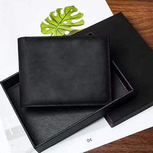 Cartera de cuero genuino de lujo personalizada al por mayor para hombre, con bloqueo RFID, plegable, proveedor mayorista OEM, exportación para Pakistán - Product Image 4