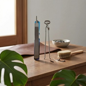 Kit d'outils de ferrage professionnel 4 pièces – Ensemble de coupe-ongles pour chevaux robuste pour ferriers - Product Image 5