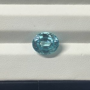 Pierre précieuse bleue Paraiba cultivée en laboratoire, taille ovale, pour la fabrication de bijoux, bagues, colliers, 9 carats, 10x12mm - Product Image 3