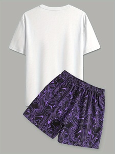 Ensemble de shorts décontractés pour hommes de haute qualité, nouvelle collection été, t-shirt à manches courtes et shorts, ensemble de survêtement uni, vêtements de marque pour hommes, ensemble 2 pièces - Product Image 2