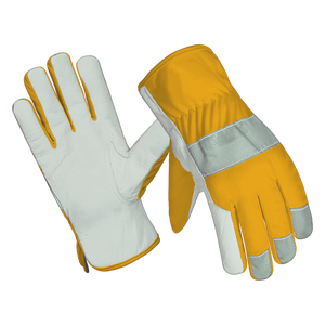Gants de sécurité industriels en cuir de chèvre, antidérapants, résistants à la chaleur, résistants au froid, résistants aux déchirures, usage général - Product Image 3