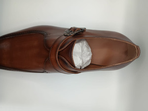 Zapatos Monk Strap para Hombre de Alta Calidad OEM, Zapatos Casuales de Oficina de Cuero Genuino, Mocasines Formales Personalizados para Hombre, Logotipo Personalizado al por Mayor - Product Image 3