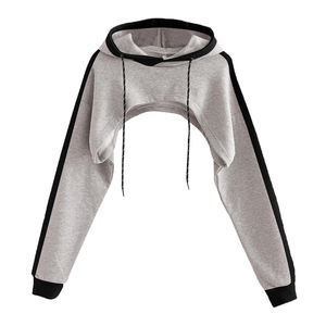 เสื้อฮู้ดครอปผู้หญิงลดราคา ผลิตจากวัสดุคุณภาพสูง ดีไซน์ใหม่ล่าสุด - Product Image 6